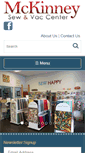 Mobile Screenshot of mckinneysewandvac.com